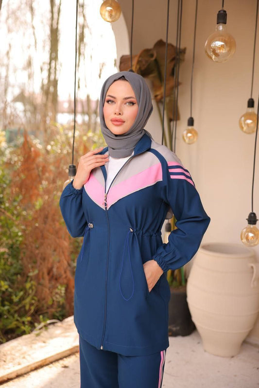 Tracksuit فوشيا و كحلي