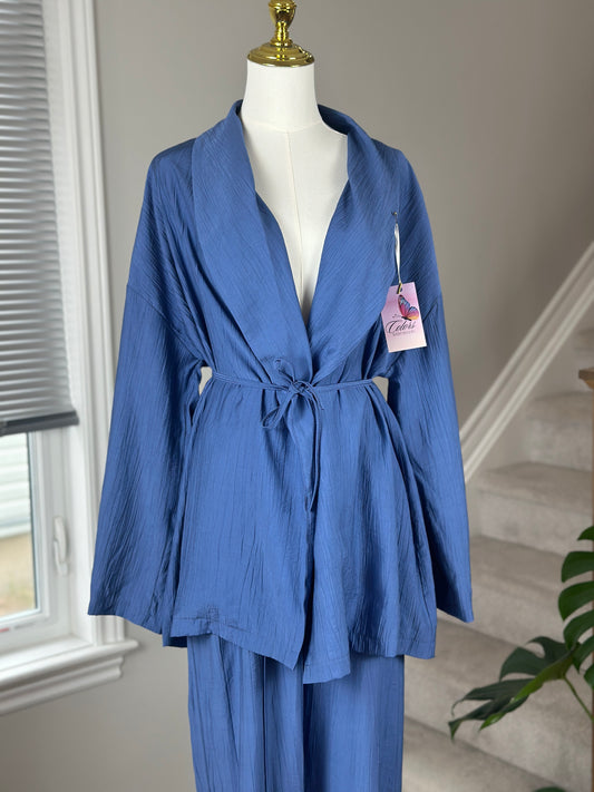 طقم الأناقة المريحة | Elegant Comfort Set (نيلي و كيوي)