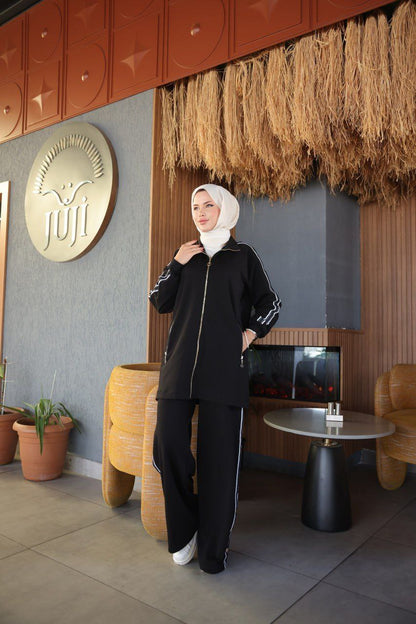 Oversized Tracksuit Black & White