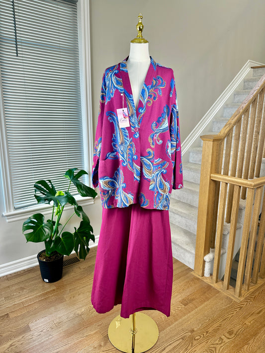 Kimono-Blazer Fusion Set – One Size