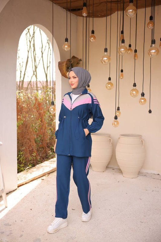 Tracksuit فوشيا و كحلي