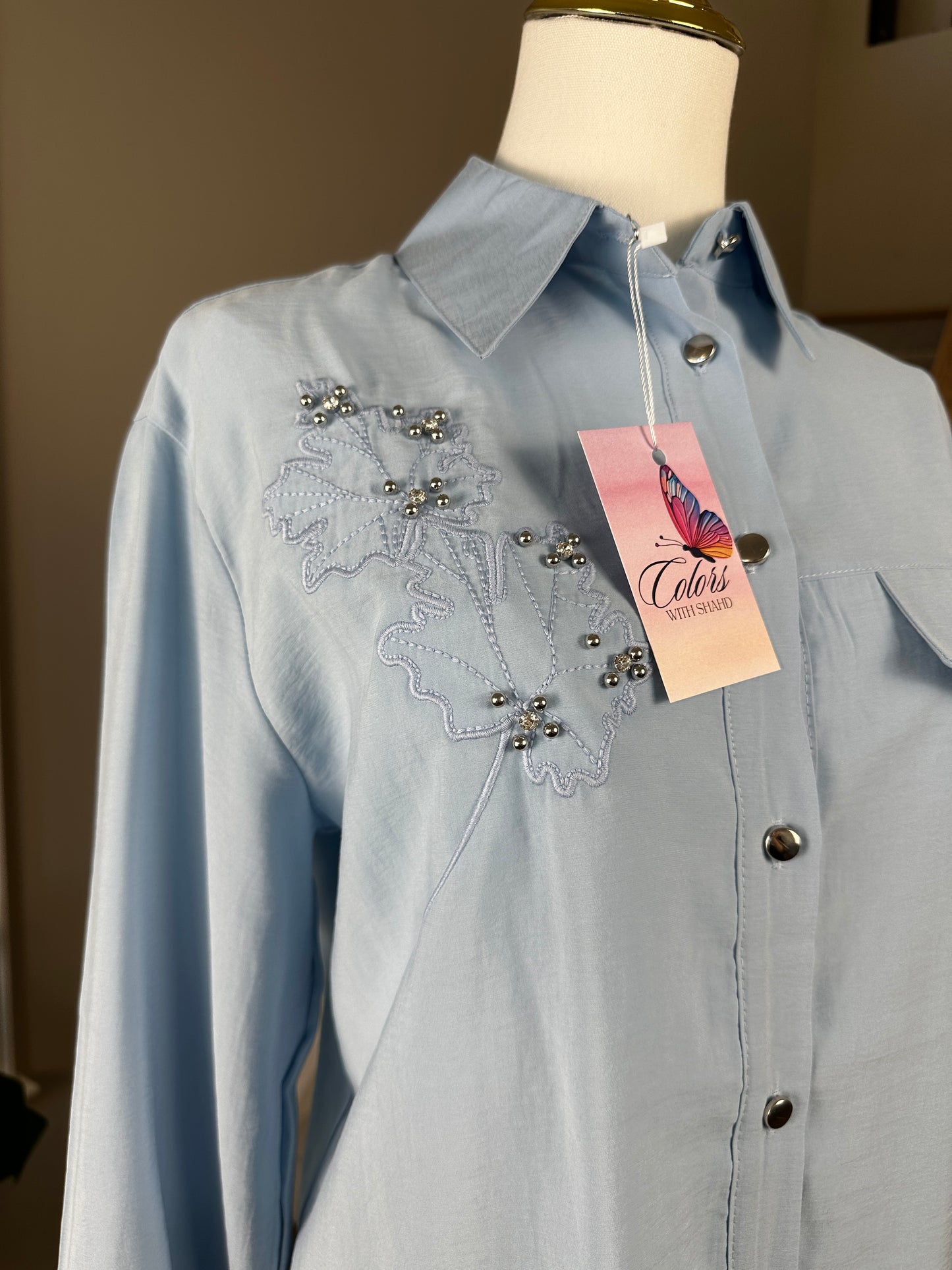 Baby Blue Shirt – Effortlessly Elegant