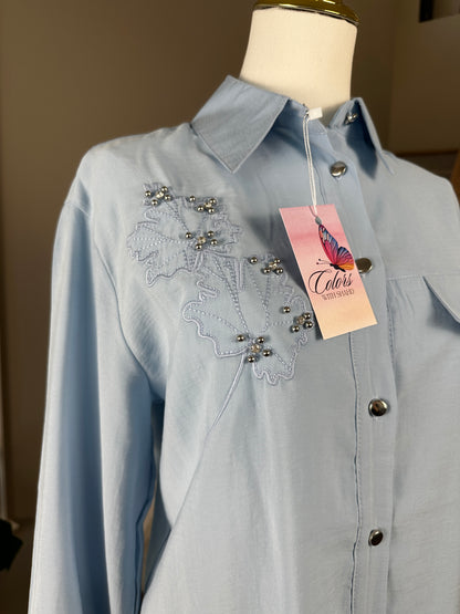 Baby Blue Shirt – Effortlessly Elegant