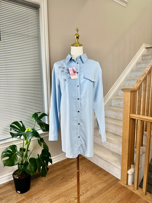 Baby Blue Shirt – Effortlessly Elegant