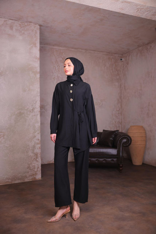 🌙 Black Luna Set  | طقم لونا بالأسود