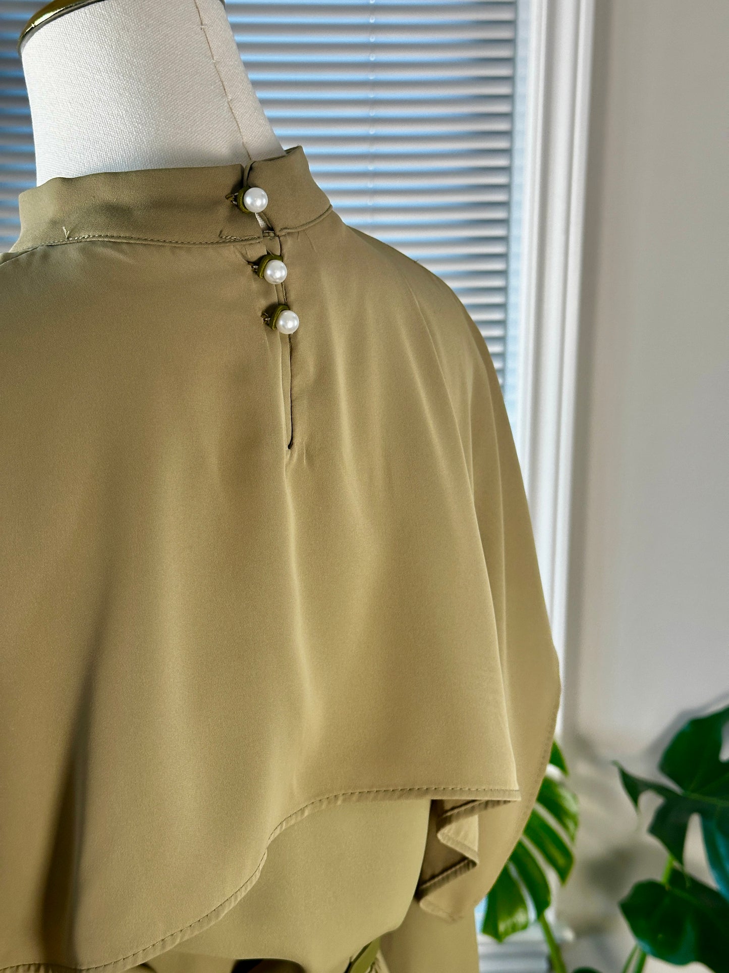 Khaki Tunic & Skirt Set