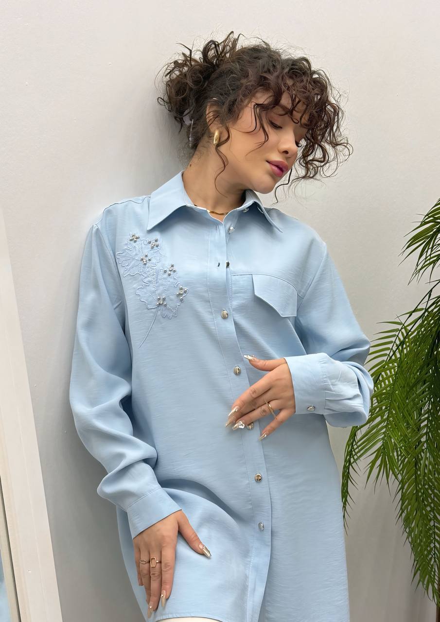 Baby Blue Shirt – Effortlessly Elegant