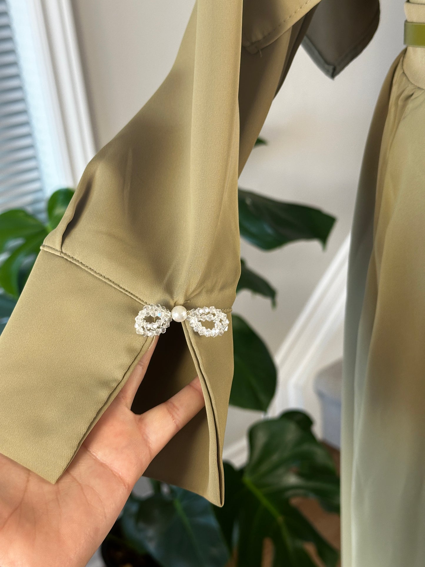 Khaki Tunic & Skirt Set