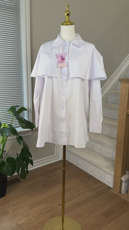 White Ruffled Shirt