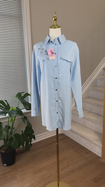 Baby Blue Shirt – Effortlessly Elegant